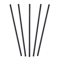 5000 Straws Plastic Regular Black 21Cm
