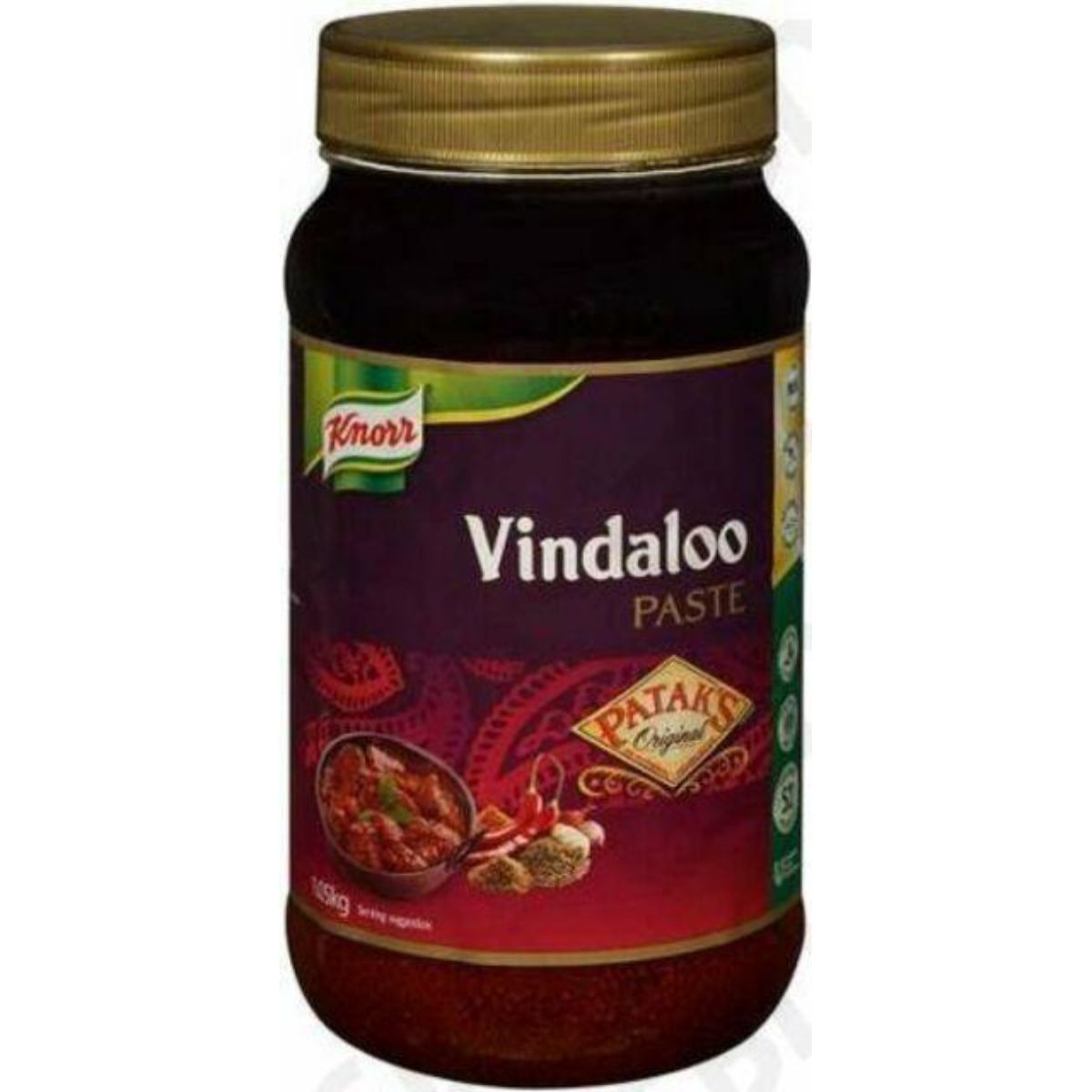 4 X Knorr Pataks Vindaloo Paste 1.05L