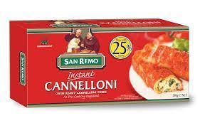 San Remo Pasta Cannelloni Instant 250G