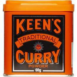 Keen's Traditional Curry Powder 12 Pack X 60G