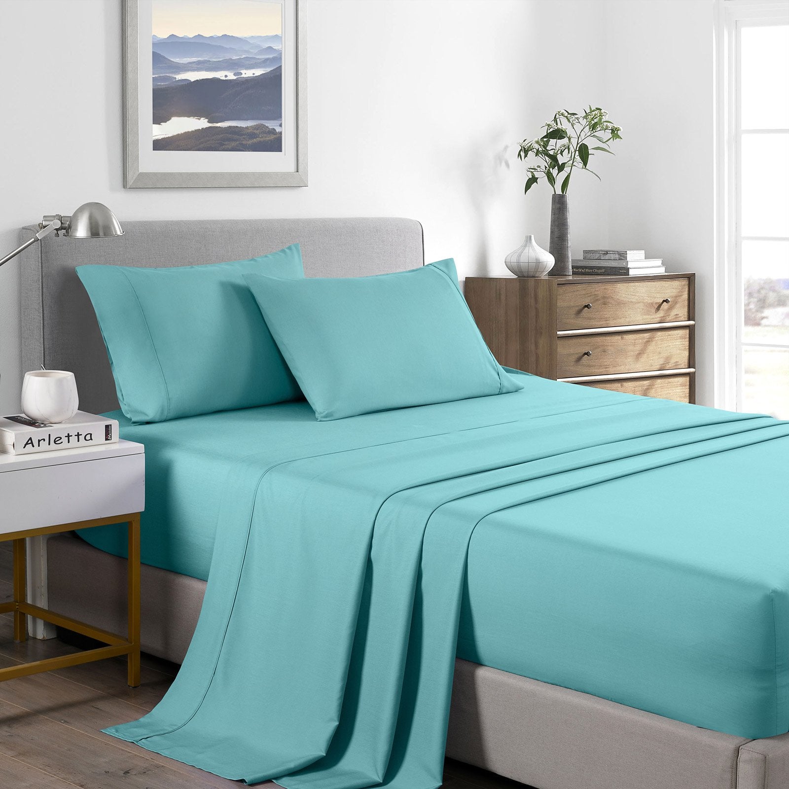 Royal Comfort 2000 Thread Count Bamboo Cooling Sheet Set