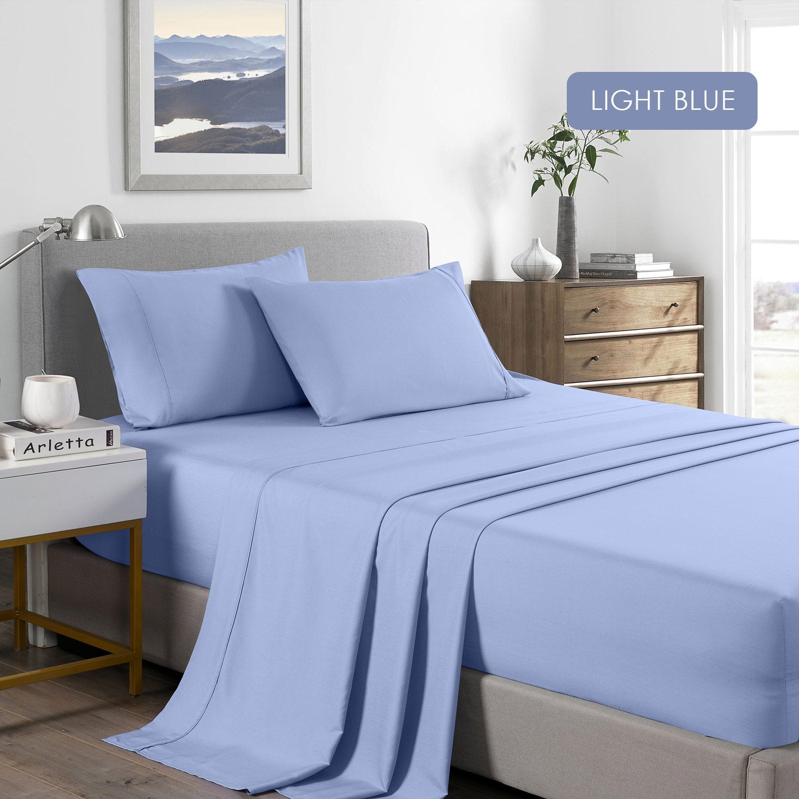 Royal Comfort 2000 Thread Count Bamboo Cooling Sheet Set