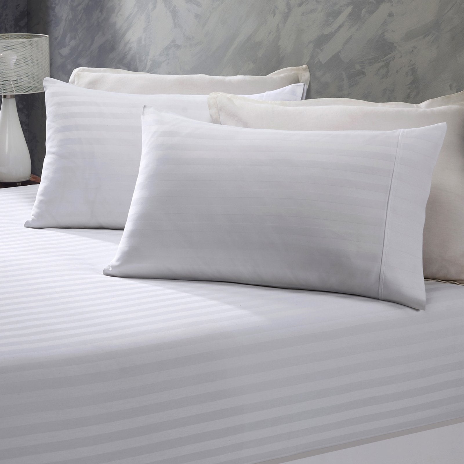 Royal Comfort 1200 Thread Count 100% Cotton 3 Piece Striped Combo Set