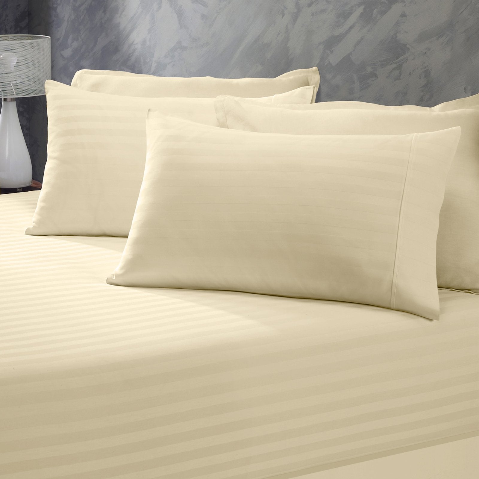 Royal Comfort 1200 Thread Count 100% Cotton 3 Piece Striped Combo Set