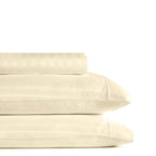 Royal Comfort 1200 Thread Count 100% Cotton 3 Piece Striped Combo Set