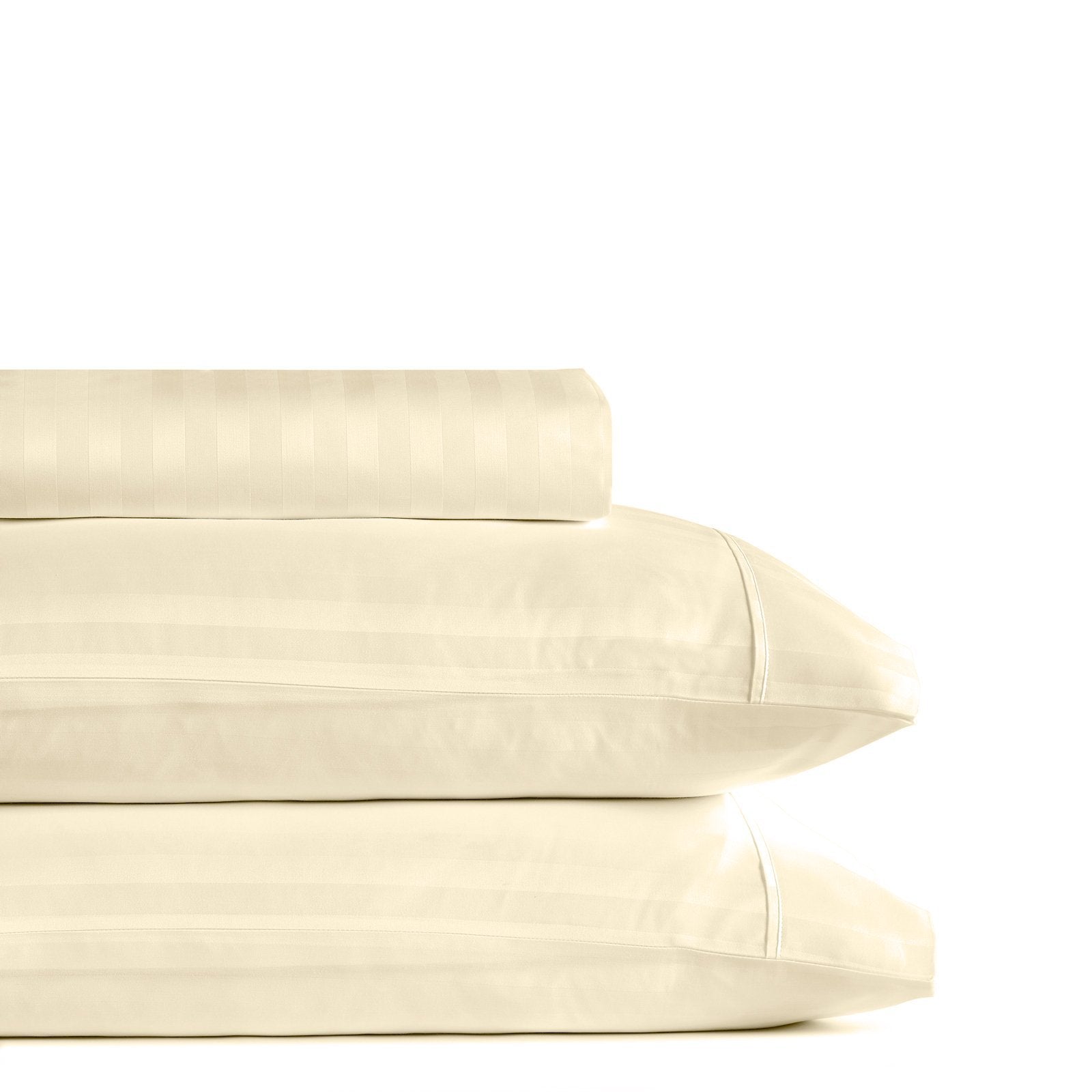 Royal Comfort 1200 Thread Count 100% Cotton 3 Piece Striped Combo Set