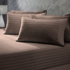 Royal Comfort 1200 Thread Count 100% Cotton 3 Piece Striped Combo Set