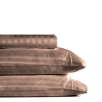 Royal Comfort 1200 Thread Count 100% Cotton 3 Piece Striped Combo Set