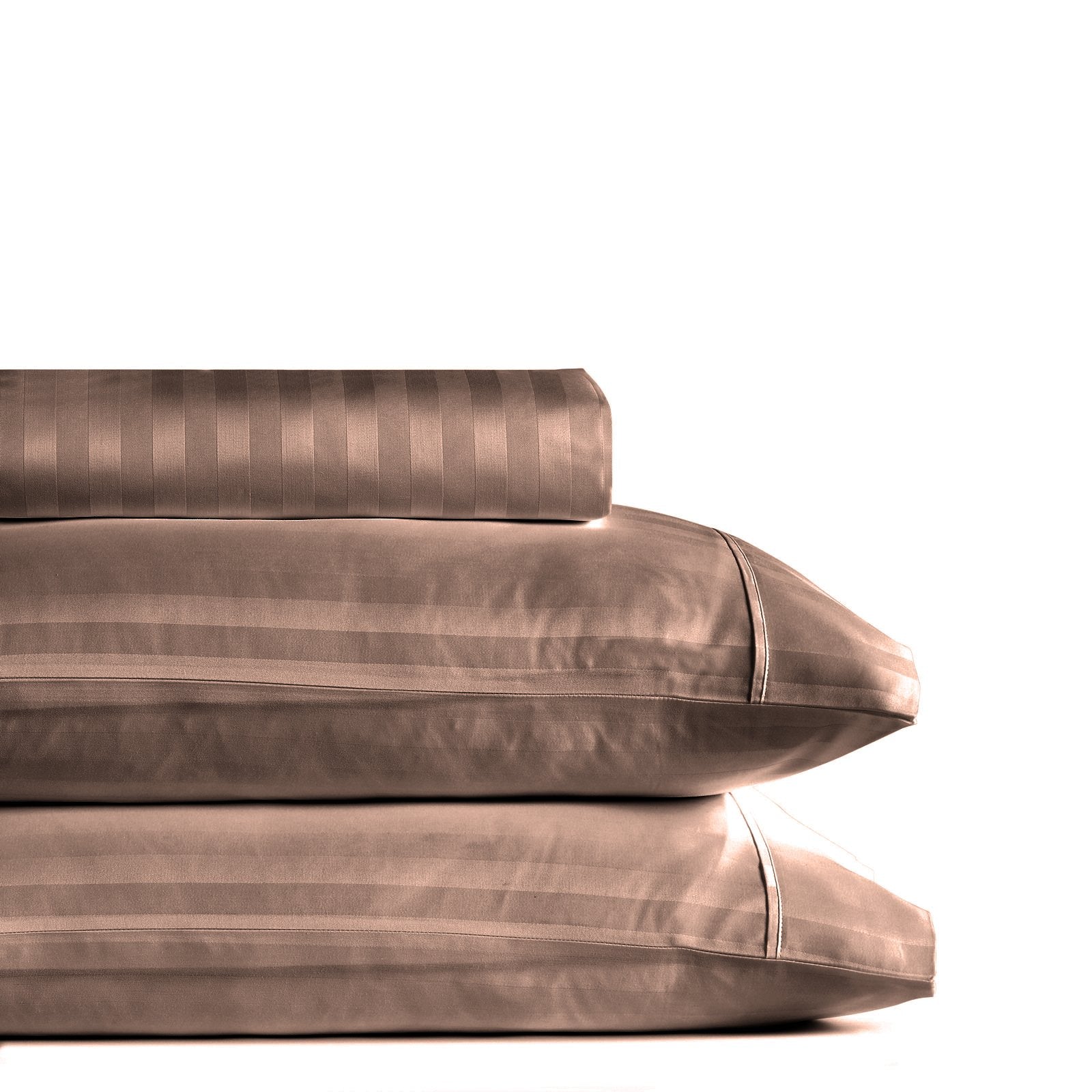 Royal Comfort 1200 Thread Count 100% Cotton 3 Piece Striped Combo Set