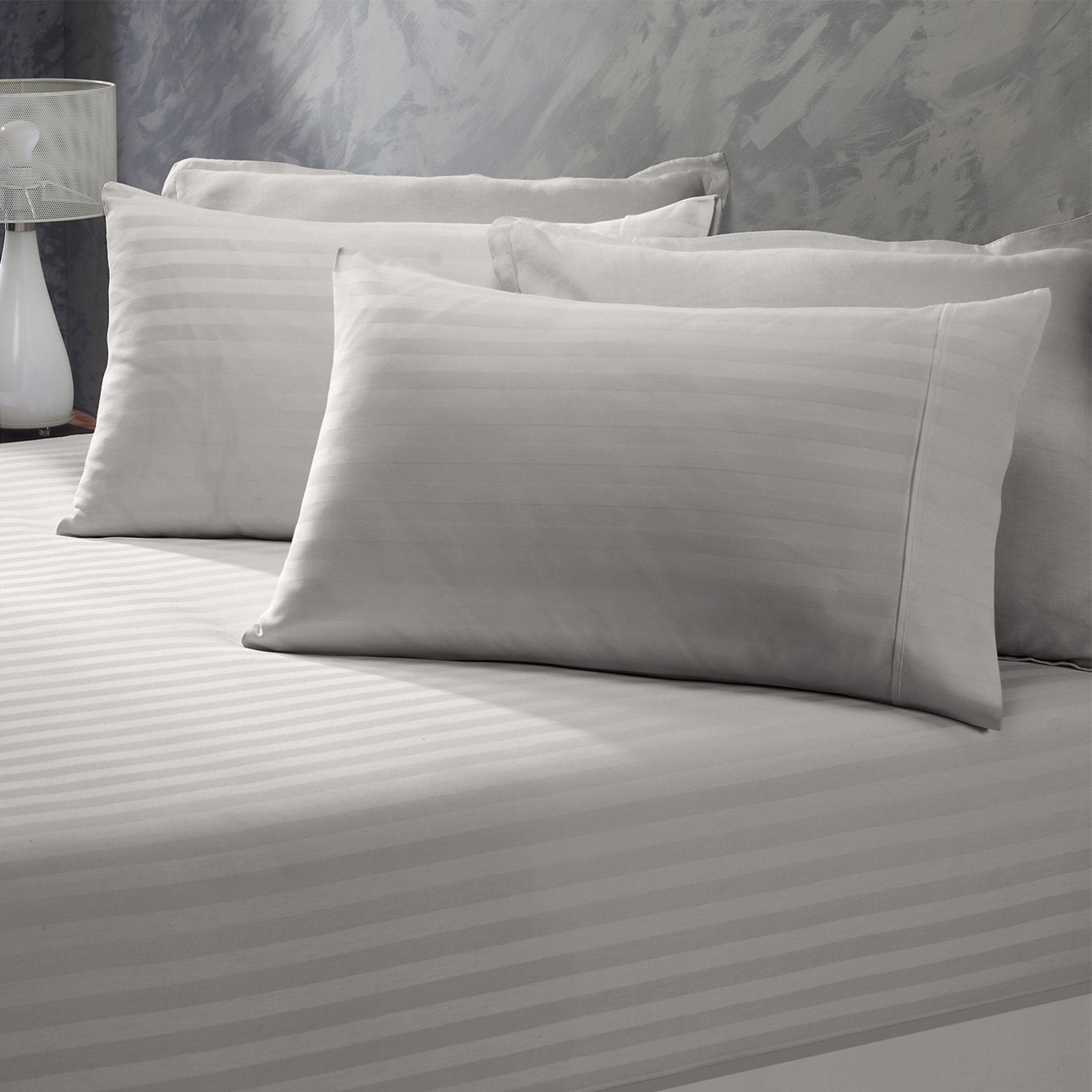 Royal Comfort 1200 Thread Count 100% Cotton 3 Piece Striped Combo Set