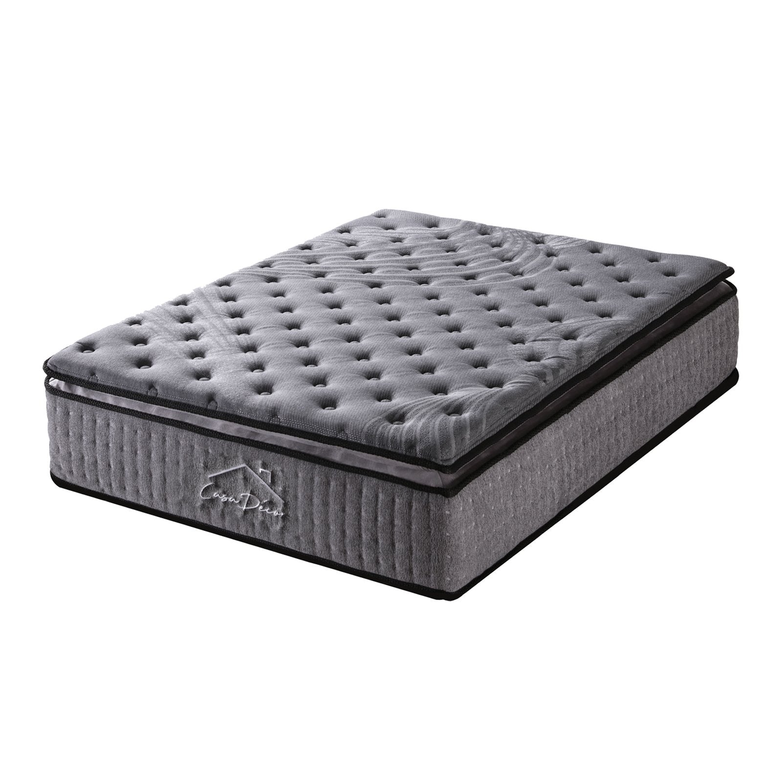 Casa Decor Pillowtop Bamboo Charcoal Pocket Spring Matress