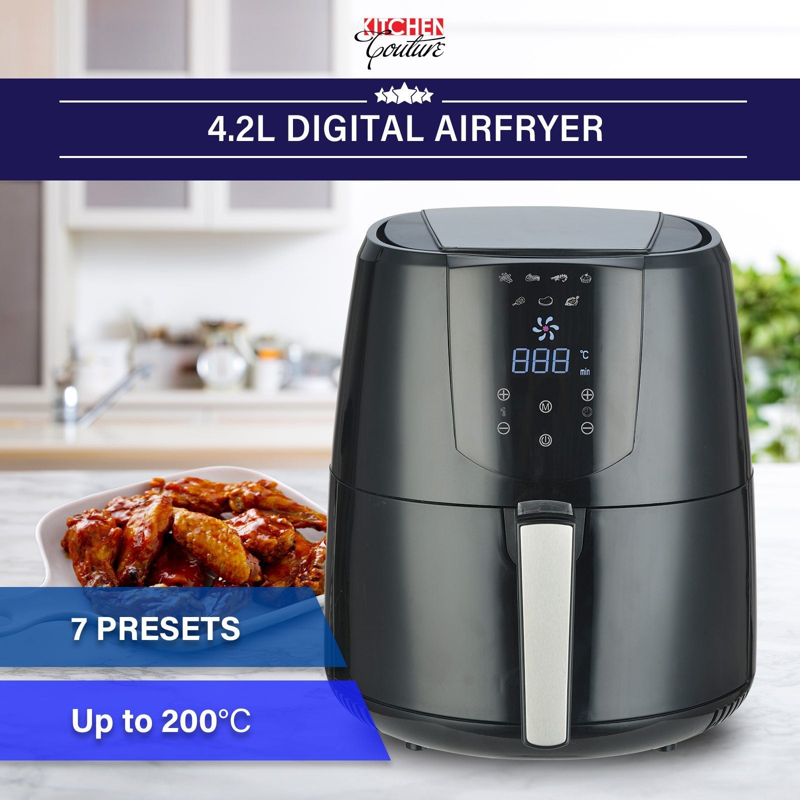 Kitchen Couture Digital 4.2 Litre Air Fryer
