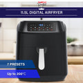 Kitchen Couture Digital 11.5 Litre Air Fryer - Black
