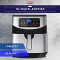 Kitchen Couture Digital 12 Litre Air Fryer - Silver