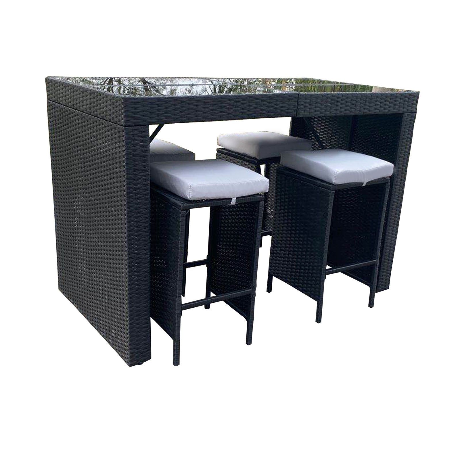 Arcadia Furniture 5 Piece Bar Table Set