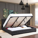 Milano Decor Eden Gas Lift Bed - Dark Grey