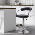 Milano Decor Lola Adjustable Barstool - Black