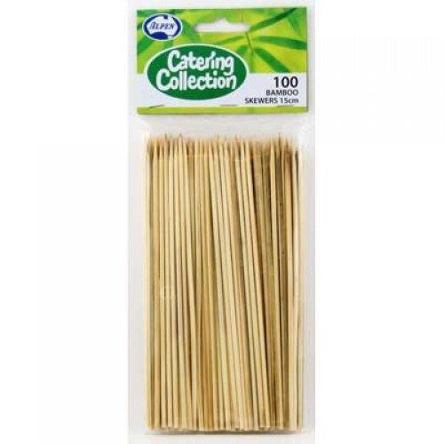 Alpen 100  Bamboo Skewers 15Cm