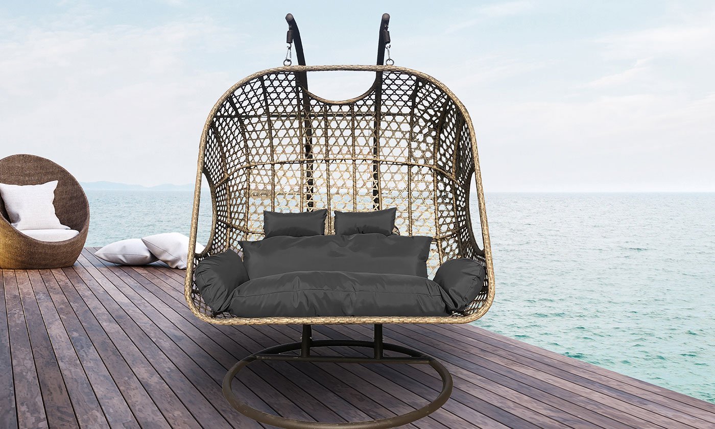 Arcadia Furniture 2 Seater Rocking Egg Chair