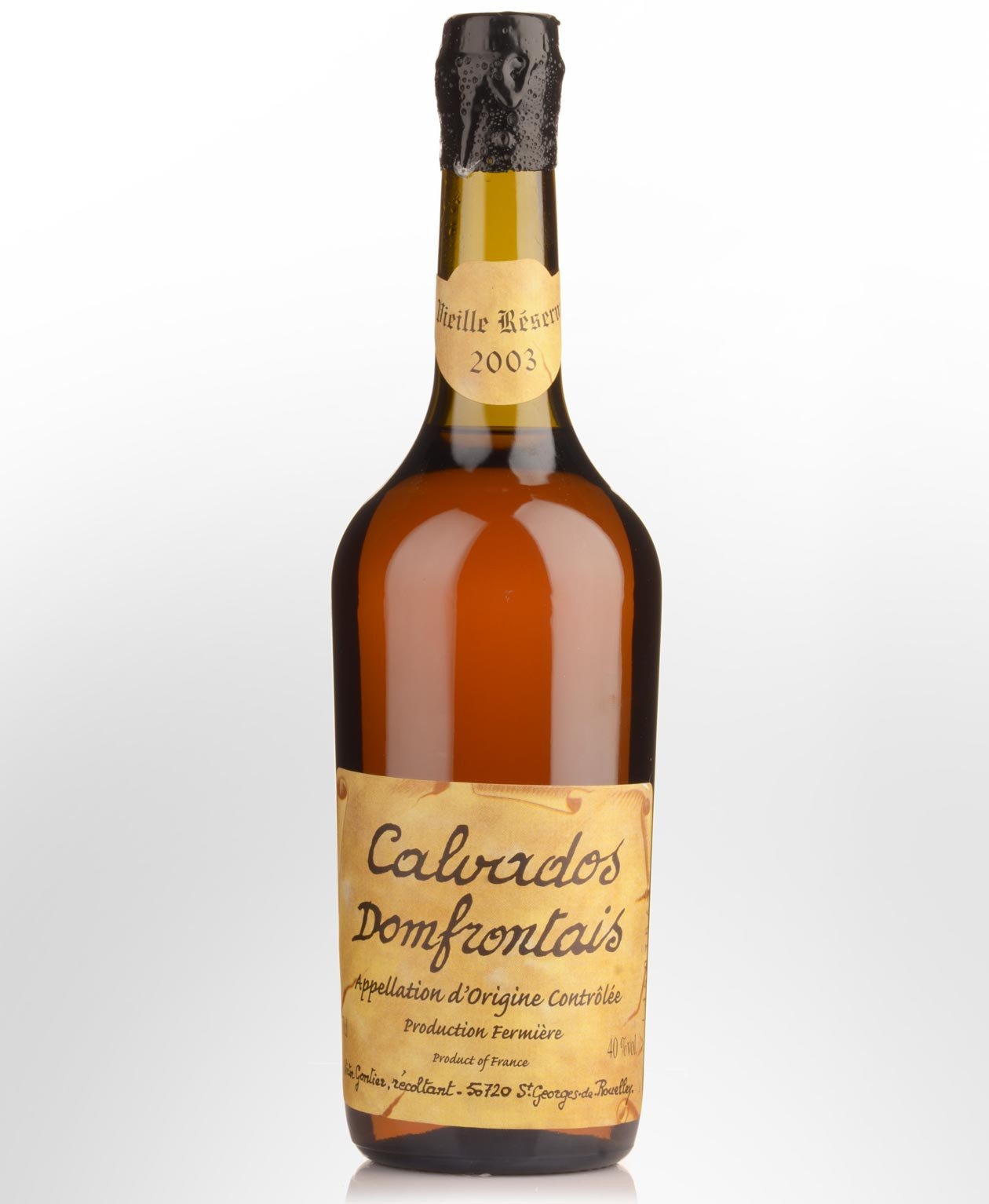 12 x Calvados Victor Gontier Domfrontais 2003 700Ml