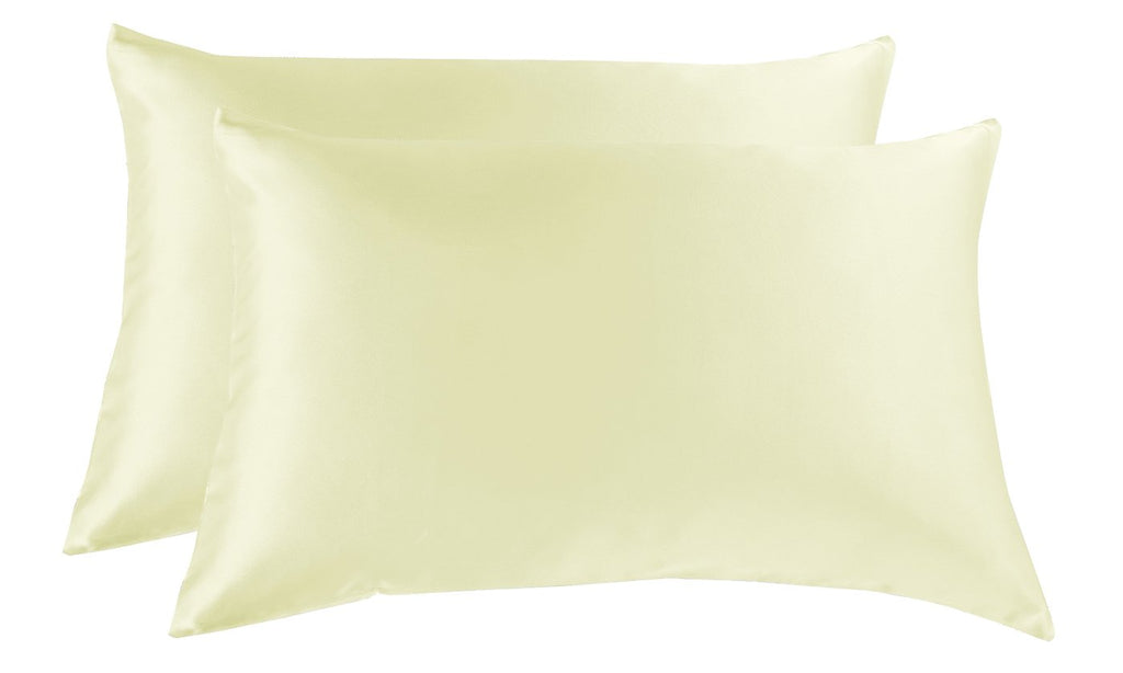 Royal Comfort Mulberry Silk Pillowcase Twin Pack - Various Colours