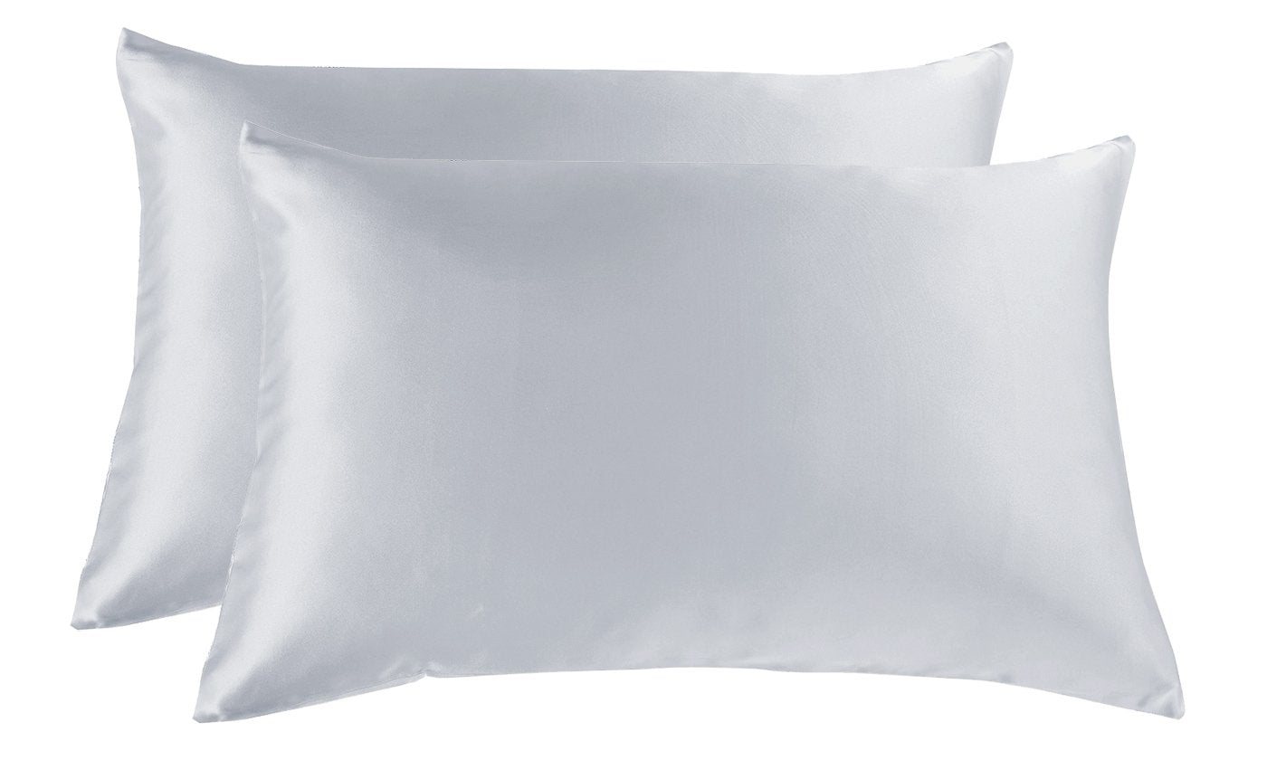 Royal Comfort Mulberry Silk Pillowcase Twin Pack - Various Colours