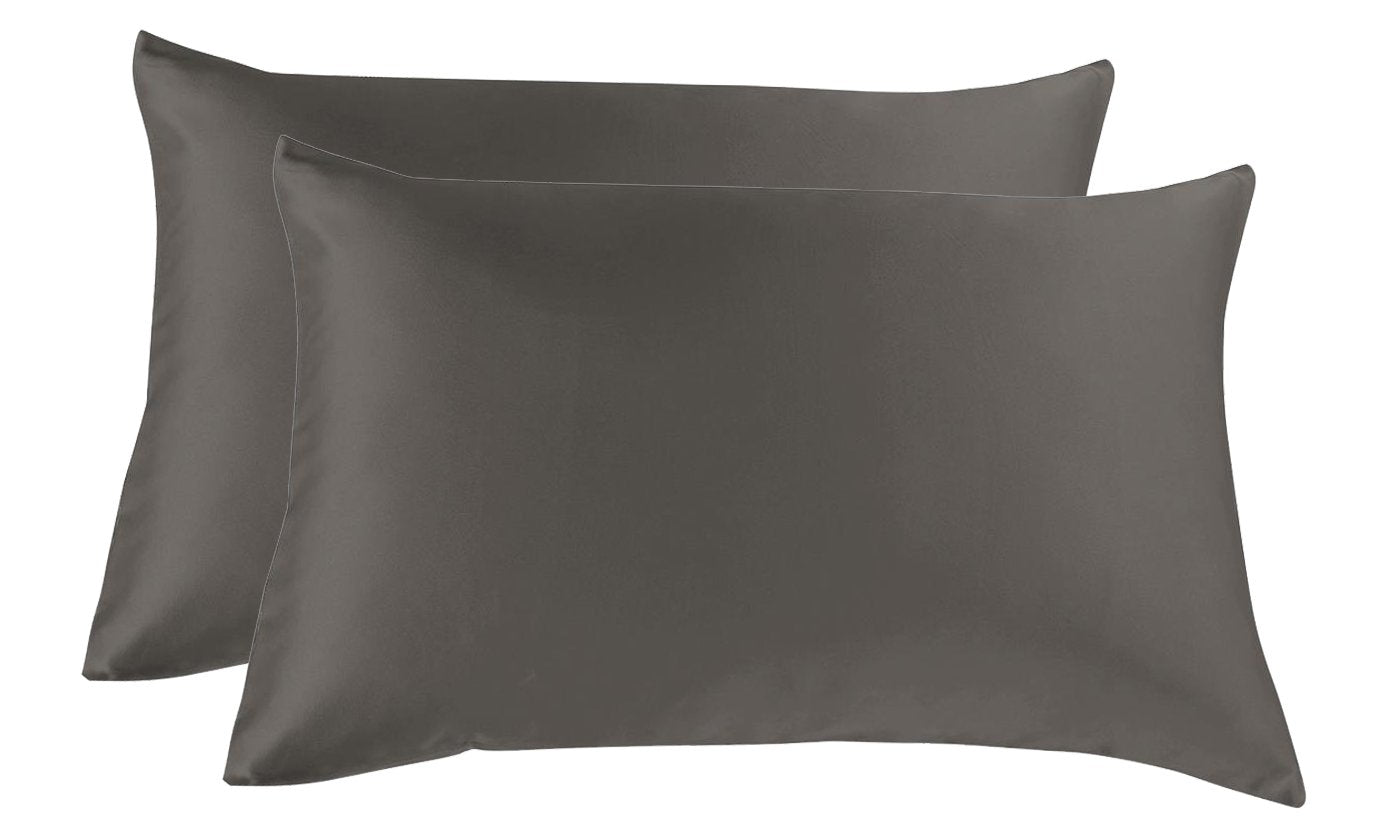 Royal Comfort Mulberry Silk Pillowcase Twin Pack - Various Colours