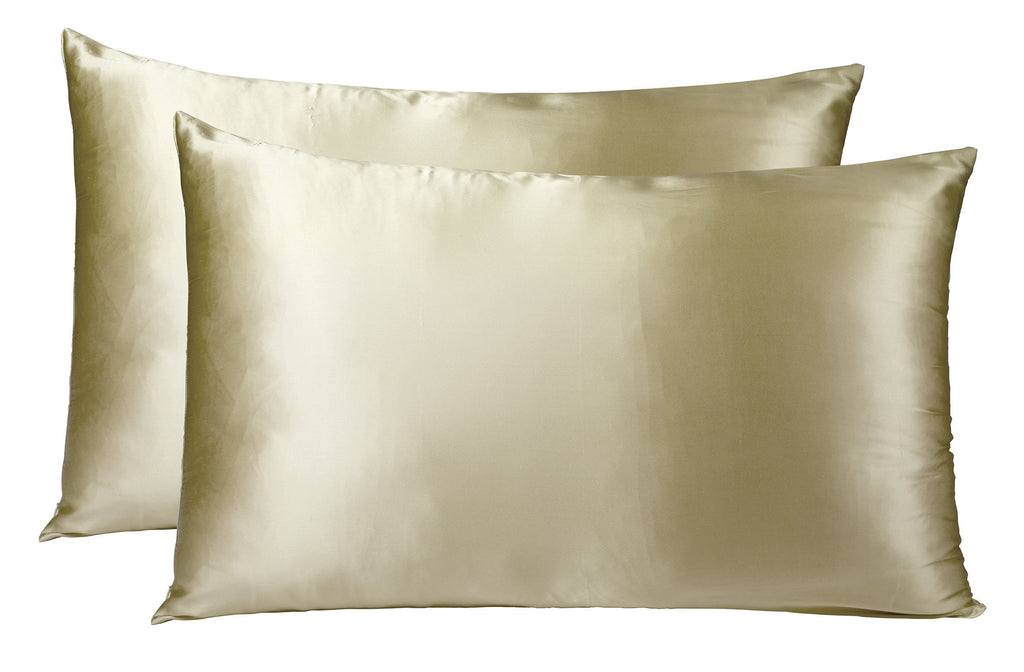 Royal Comfort Mulberry Silk Pillowcase Twin Pack - Various Colours
