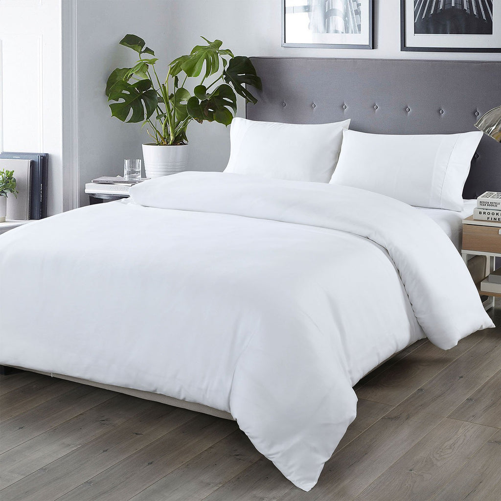 Royal Comfort 1000Tc Cooling Bamboo Blend Quilt Cover Set - Various Colours And Sizes