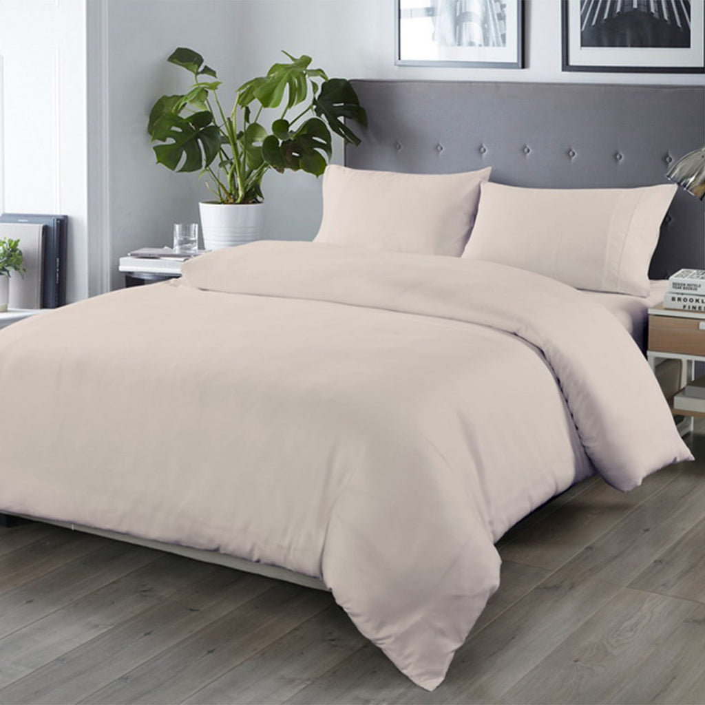 Royal Comfort 1000Tc Cooling Bamboo Blend Quilt Cover Set - Various Colours And Sizes