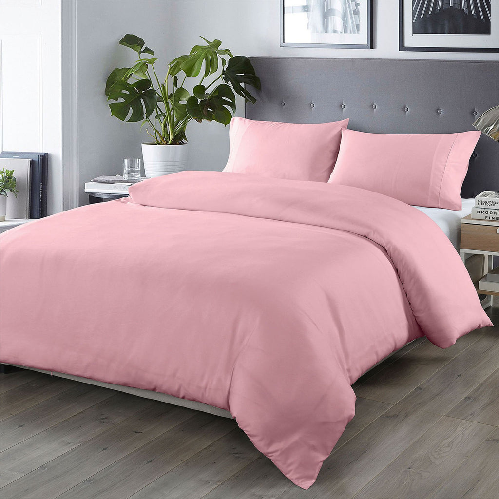 Royal Comfort 1000Tc Cooling Bamboo Blend Quilt Cover Set - Various Colours And Sizes