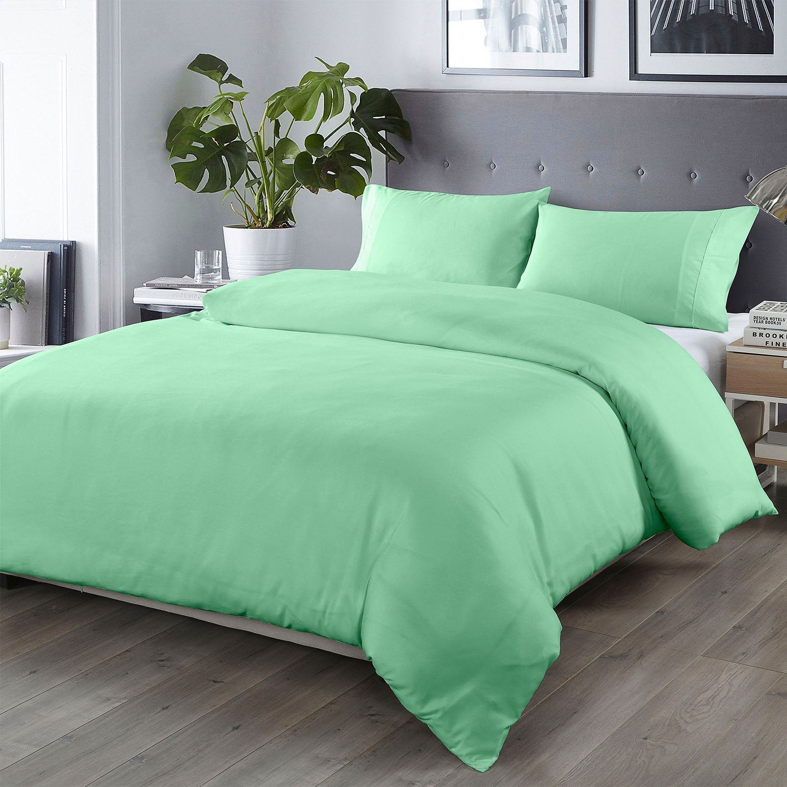 Royal Comfort 1000Tc Cooling Bamboo Blend Quilt Cover Set - Various Colours And Sizes