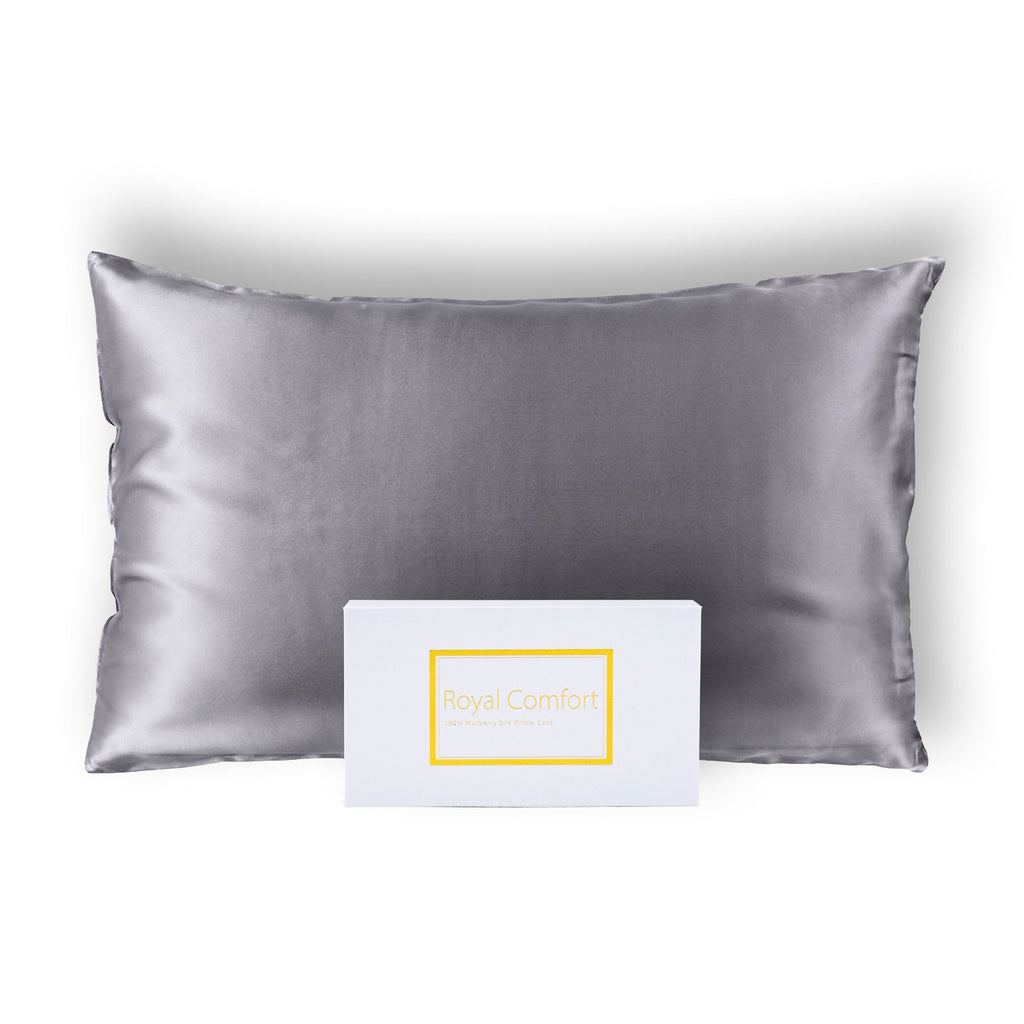 Royal Comfort 100% Dual-Sided Pure Silk Pillowcase - Various Colours