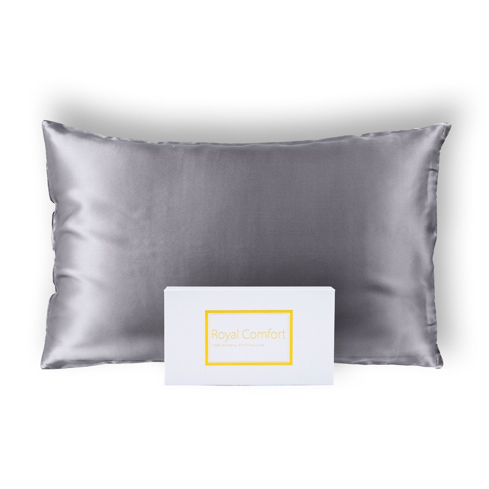 Royal Comfort 100% Dual-Sided Pure Silk Pillowcase - Various Colours