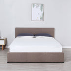 Milano Luxury Gas Lift Bed Frame With Headboard - Various Sizes And Colours