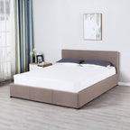 Milano Luxury Gas Lift Bed Frame With Headboard - Various Sizes And Colours