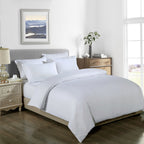 Royal Comfort 1000Tc 3 Piece Striped Blended Bamboo Quilt Cover Set - Various Colours And Sizes