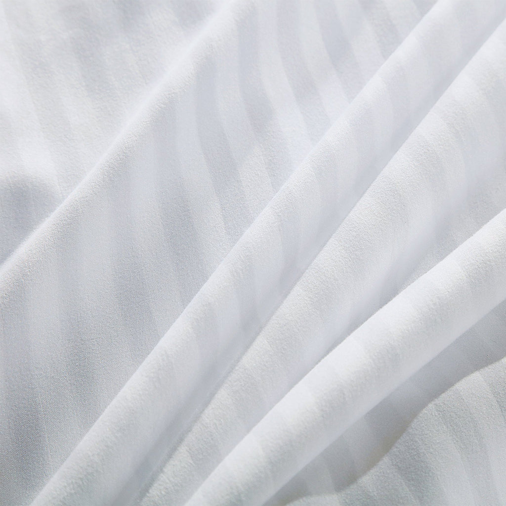 Royal Comfort 1000Tc 3 Piece Striped Blended Bamboo Quilt Cover Set - Various Colours And Sizes