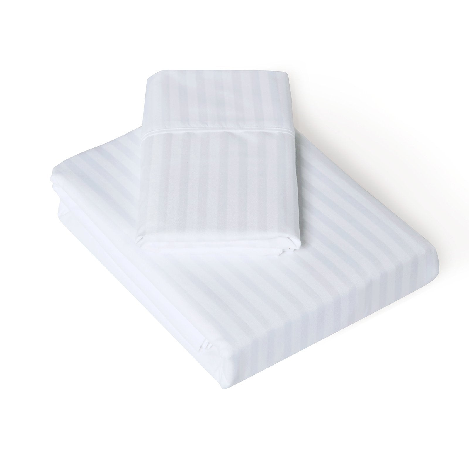 Royal Comfort 1000Tc 3 Piece Striped Blended Bamboo Quilt Cover Set - Various Colours And Sizes