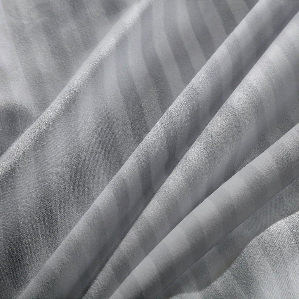 Royal Comfort 1000Tc 3 Piece Striped Blended Bamboo Quilt Cover Set - Various Colours And Sizes