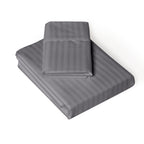 Royal Comfort 1000Tc 3 Piece Striped Blended Bamboo Quilt Cover Set - Various Colours And Sizes