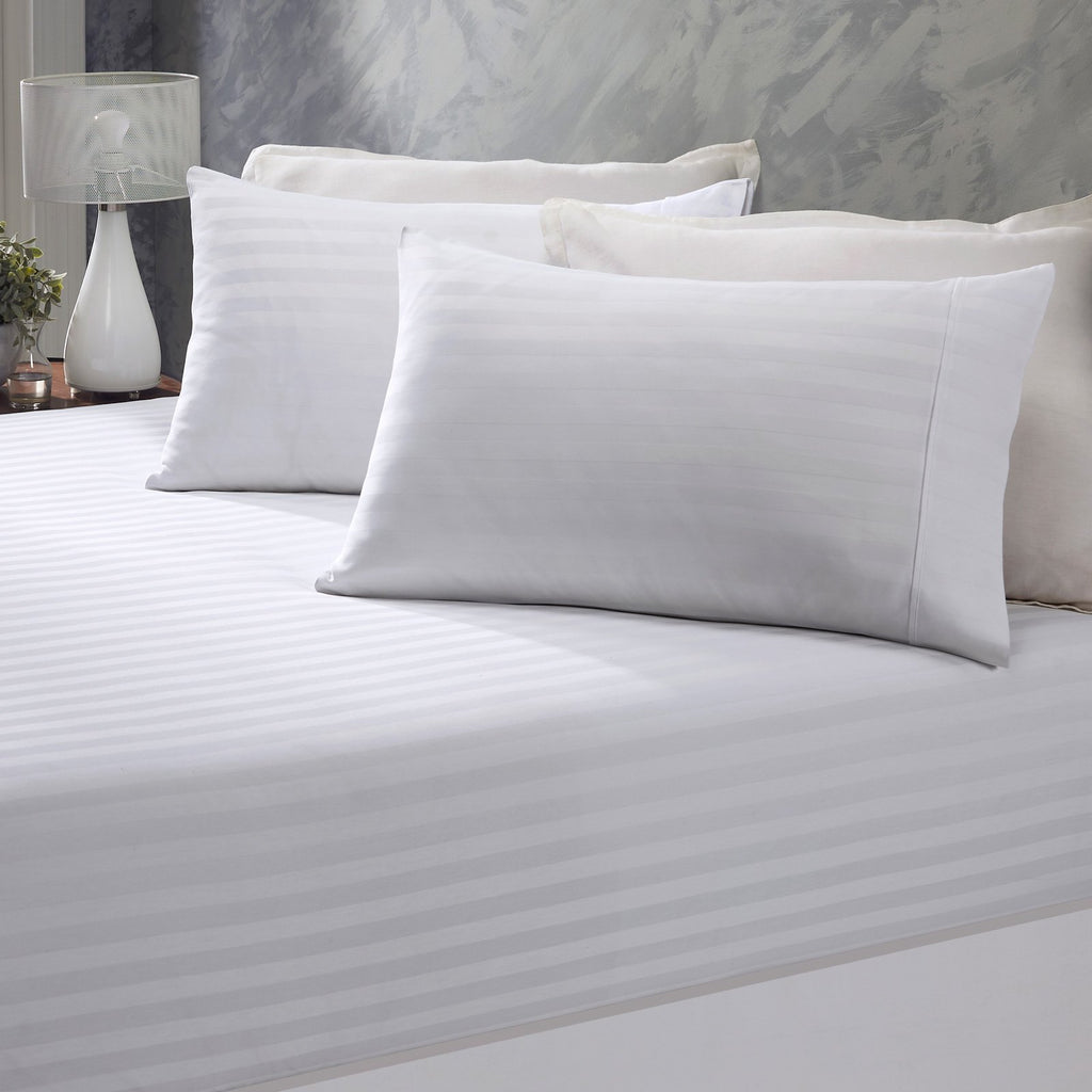 Royal Comfort Damask Stripe Cotton Blend 3-Piece Combo Sheet Set
