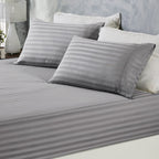Royal Comfort Damask Stripe Cotton Blend 3-Piece Combo Sheet Set