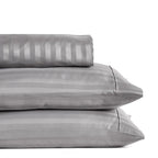 Royal Comfort Damask Stripe Cotton Blend 3-Piece Combo Sheet Set