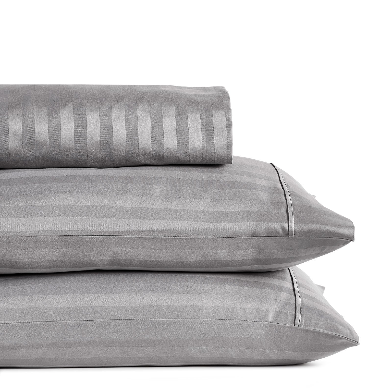 Royal Comfort Damask Stripe Cotton Blend 3-Piece Combo Sheet Set
