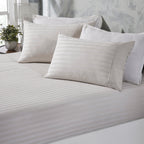 Royal Comfort Damask Stripe Cotton Blend 3-Piece Combo Sheet Set