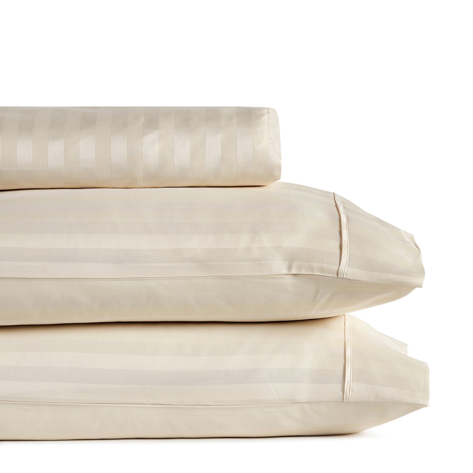Royal Comfort Damask Stripe Cotton Blend 3-Piece Combo Sheet Set
