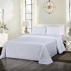 Royal Comfort 1000Tc Cooling Bamboo Blend Striped  Sheet Set - Various Sizes And Colours