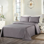 Royal Comfort 1000Tc Cooling Bamboo Blend Striped  Sheet Set - Various Sizes And Colours
