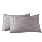 Royal Comfort 1000Tc Cooling Bamboo Blend Striped  Sheet Set - Various Sizes And Colours
